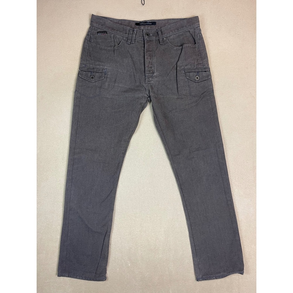 Sean John Marcus‎ Cargo Pants Mens 34 Gray Button Fly Cotton Blend